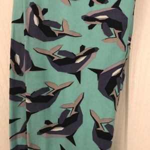 Lularoe Whale Leggings NEW/Never Worn